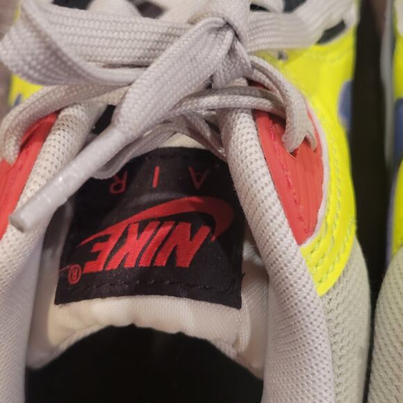 Nike Air Max 90 Volt Light Bone Ultramarine DH8010-003 Women’s Sz 8.5 - Picture 8 of 13